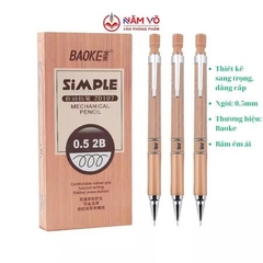 Bút Chì Bấm BaoKe 2B Ngòi 0.5mm 107 (12 Cây/Hộp) (12 Hộp/Lốc) (12 Lốc/Thùng)