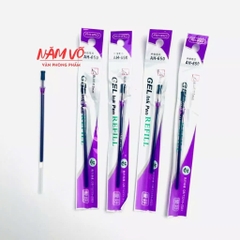 . Ruột Bút Aihao AH 650 ( 90-100 Ruột/ Bó; 96 Bó/ Thùng) (Xanh, Tím)