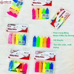 NOTE Phân Trang Mũi Tên 5 Màu (48 Xấp/ Hộp; 60 Hộp/Thùng)