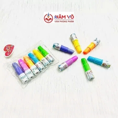 Dạ Quang Hình Thỏi Son DL-8669 (6 Cây/ Bịch) (36 Bịch/ Hộp) (16 Hộp/ Thùng)