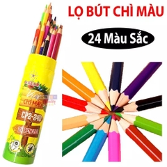 G-Star Bút Chì Màu Ống Tròn (Kèm chuốt, vỏ giấy) CP2