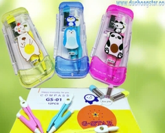 G-Star Compa Chì Bấm GS01 (12 Bộ/Hộp; 24 Hộp/ Thùng)