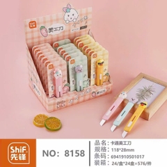 . Dao Rọc Giấy 8158 (24 Cây/ Lốc; 24 Lốc/ Thùng)