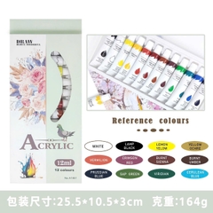 Màu Nước Acrylic 1801, 2501 (36 Hộp/ Lốc; 72 Hộp/ Thùng)