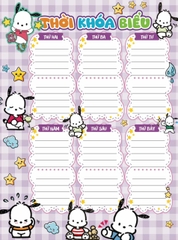 LS Thời Khóa Biểu LS (5 Tờ/ Xấp; 10 Xấp/ Bó; 100 Xấp/ Cục)