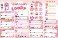 LS Nhãn 10 Ô ĐẠI Kèm Sticker (5 Tờ/ Xấp; 10 Xấp/ Bó; 100 Xấp/ Cục)