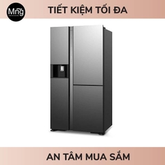 Tủ lạnh Side by Side Hitachi Inverter 569 Lít R-MY800GVGV0