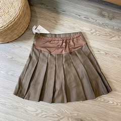 Chân váy bầu xếp ly dáng ngắn, mẹ bầu mặc 4 mùa siêu xinh