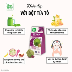 Bột Tía Tô Sấy Lạnh Hữu Cơ Nguyên Chất