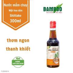 Nước mắm chay nấm Shiitake mật hoa dừa 300ml