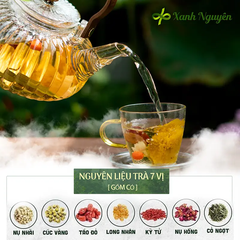Trà dưỡng nhan 7 vị thảo mộc sáng da