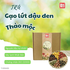 Trà gạo lứt đậu đen hoa cúc 8 vị đẹp da