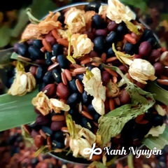 Trà gạo lứt đậu đen hoa nhài lá dứa thư giãn