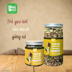 Trà gạo lứt lúa mạch gừng sả