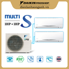 Combo Daikin Multi S Inverter 2.0HP MKC50RVMV/CTKC25RVMV+CTKC25RVMV