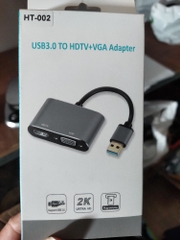 Cổng chuyển USB 3.0 to HDMI/VGA Converter HT-002