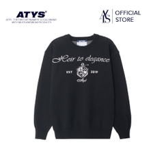 ATYS® HEIRLOOM KNIT SWEATER (Đen)