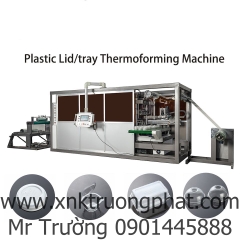 Máy định hình nắp ly nhựa PET PP PS PVC PLA