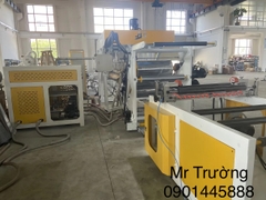 Máy cán màng làm cốc nhựa, khay nhựa tự huỷ