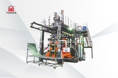 Máy đùn thổi thùng nhựa hóa chất 1600L