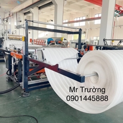 Máy dán nhiệt tăng độ dày màng foam epe