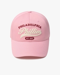 Mũ MLB Chữ Thêu - Hồng