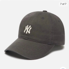Mũ MLB Logo Nhỏ - Xám NY