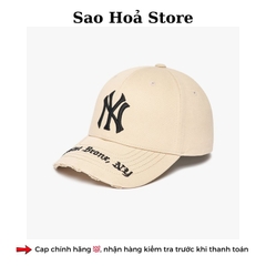 Mũ MLB Thêu Chữ Vành