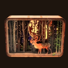 Mô hình Halom booknook Moonlit  Forest Rừng Trăng
