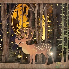 Mô hình Halom booknook Moonlit  Forest Rừng Trăng