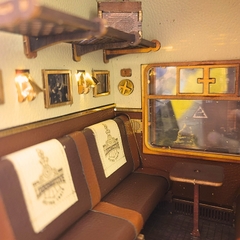 Mô hình Halom booknook DIY 1940 Train Cabin Phiên bản đặc biệt