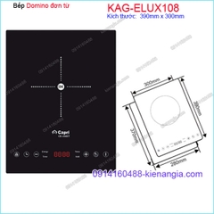 Bếp từ đơnbếp từ Domino Capri KAG-ELUX108 VN