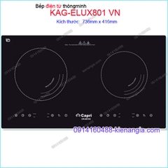 Bếp từ đôi sung túc Capri KAG-ELUX801 VN