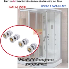 Bánh xe cửa lùa D25mm phòng tắm kiếng đứng KAG-CN50