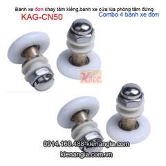 Bánh xe cửa lùa D25mm phòng tắm kiếng đứng KAG-CN50