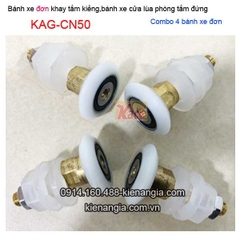 Bánh xe cửa lùa D25mm phòng tắm kiếng đứng KAG-CN50