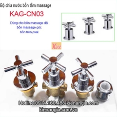 Bộ chia nước bồn tắm massage KAG-CN03