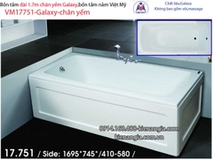 Bồn tắm dài Việt Mỹ galaxy chân yếm 17 mét VM17751-Galaxy