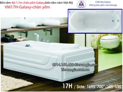 Bồn tắm dài Việt Mỹ galaxy chân yếm 17 mét VM17H-Galaxy