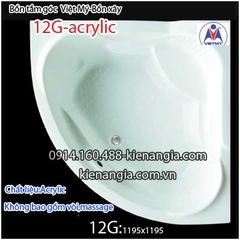 Bồn tắm góc xây acrylic Việt Mỹ 12 mét VM12GAcrylic