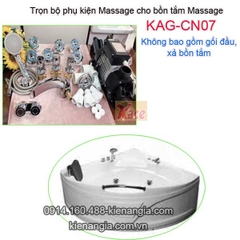 Trọn bộ phụ kiện massage bồn tắm Massage KAG-CN07