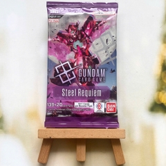 Gói thẻ bài Gundam Card Game Steel Requiem GD03 Booster Pack tiếng Anh chính hãng - English ver. For Asia