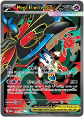 Thẻ hình Pokemon Mega Floette ex 101/086 - Lá bài lẻ Chaos Rising Ultra Rare tiếng Anh chính hãng