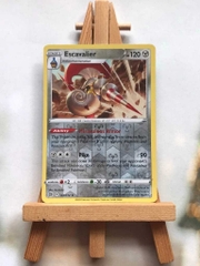 Thẻ hình Pokemon Escavalier 101/172 - Lá bài lẻ Brilliant Stars Rare Reverse Holo tiếng Anh