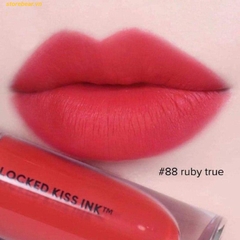 Son Kem MAC Locked Kiss Ink 24HR Lipcolour – 88 Ruby True Màu Đỏ Lạnh