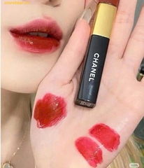 Son Kem Chanel Duo Ultra Tenue Liquid 49 Ever Red Màu Đỏ Đậm