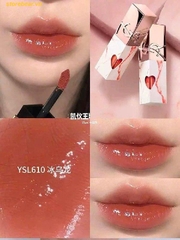 Son YSL Inks Vinyl Cream Limited Edition 610 Màu Cam Nude - Vân Đá