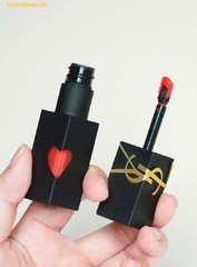 Son YSL Tatouage Couture Velvet Cream 202 Coral Symbol – Màu Đỏ San Hô - Fullbox