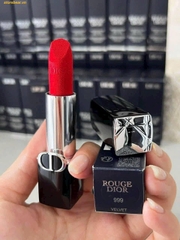 Son Dior Rouge Velvet Màu 999 - Đỏ Tươi Mini FullBox