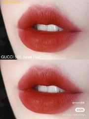 Son Gucci 505 Janet Rust Matte limited Vỏ Đỏ Màu Đỏ Đất